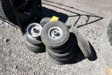 Assortment of small tires