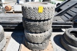 Pallet of tires and wheels