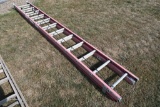 Louisville 24' fiberglass extension ladder