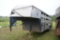 1988 Hillsboro 7' x 20' tandem axle gooseneck alum. Livestock trailer