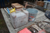 Galvanized can and gas can