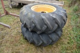 Goodyear 18.4-26 tractor tires on rims