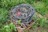 Pallet of overhead wire and other drop cords