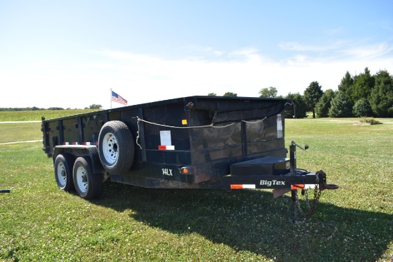Big Tex 14LX 16' dump trailer