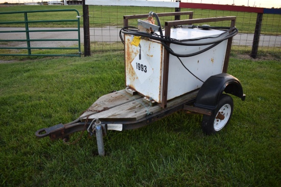 2006 Tri-State 2 wheel trailer w/ 100 gal transfer tank