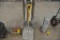 (5) aluminum scoop shovels