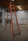 Keller Pro 10' fiberglass step ladder