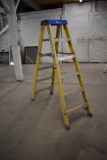 Bauer 6' fiberglass step ladder