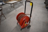 Reel Craft air hose on cart