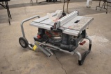 Bosch 4100 table saw w/portable cart