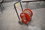 Reel Craft air hose on cart