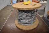 Partial spool of cable