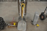 (5) aluminum scoop shovels