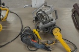 Skilsaw worm drive saw, Bosch drywall gun, DeWalt 1/2