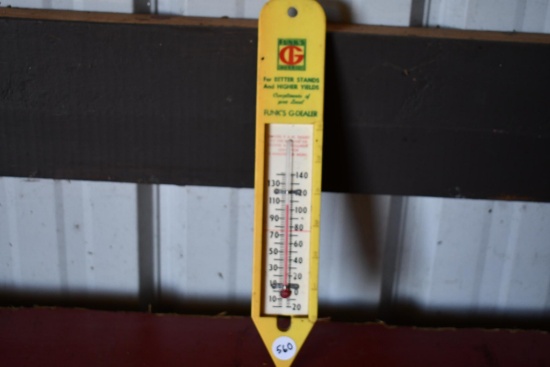 Funk's G Hybrids plastic thermometer