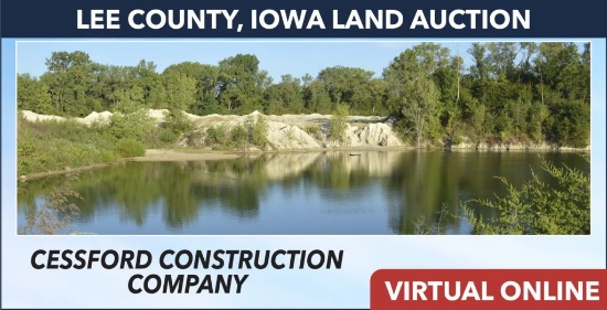 Lee County, IA Land Auction -Cessford Construction