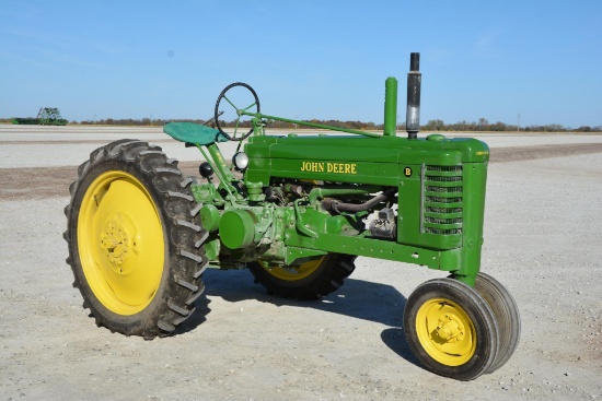 John Deere Model B NF tractor