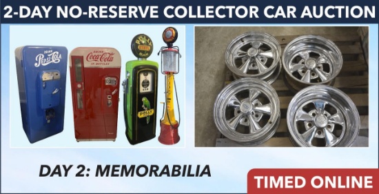 Day 2: No Reserve Collector Car & Memorabilia