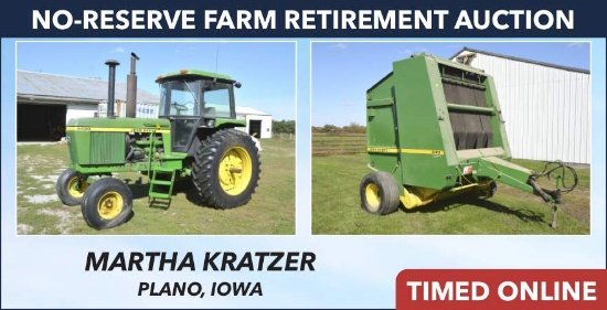 No-Reserve Farm Retirement Auction - Kratzer