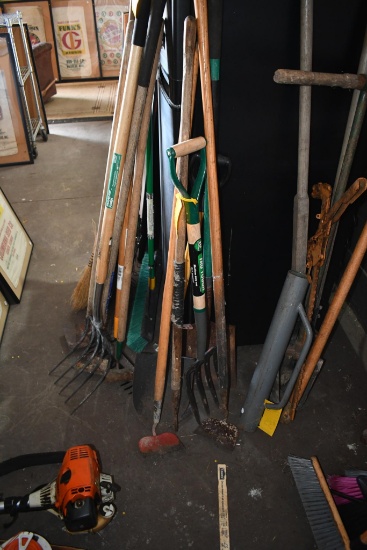 bulk lot of garden tools