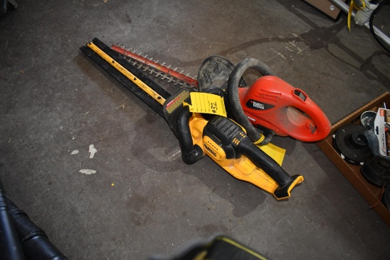 DeWalt & Black & Decker hedge trimmers