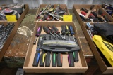 (2) Flats of screwdrivers & nut drivers