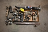 Misc. reese hitches, pins, clevis, equipment jack