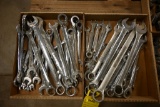 (2) Flats of standard and metric box end & open end wrenches