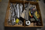 (2) Flats of wrenches & allen wrenches