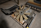 Pallet of truck parts