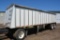 1995 Merritt 30' alum. hopper bottom grain trailer