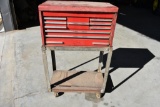 10 draw chest type toolbox on cart