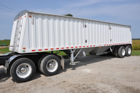 2009 Jet 34' steel hopper bottom trailer