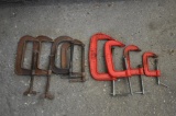 Group of C-clamps