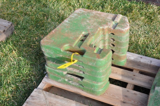 (6) JD front suitcase weights