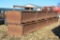 (2) 24' steel bottomless feed bunks