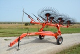 2010 Kuhn SR112 12-wheel hay rake