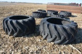 Several tire feeders