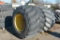 (2) Firestone 23* flotation tires 68x50x32 tires and rims