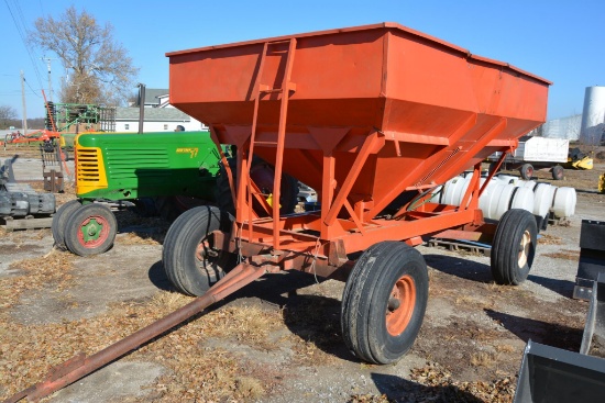 275 bu. gravity wagon on Knowles MFG. running gear