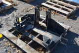 Skid loader brackets for Bracdco backhoe