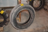 Single 255/70R22.5 tire
