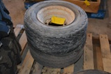 (2) older tires/ single rim