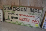 Stanerson Implement dealership sign