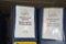 (4) New Holland round baler manuals