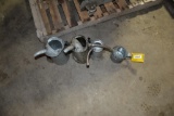 (4) metal oil jugs
