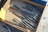 Flat of chisels and punches