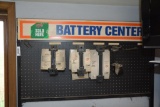 Battery center display rack