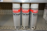 (6) cans of lock tight industrial paint stripper