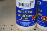 (8) jugs of radiator anti rust and water pump lubricant